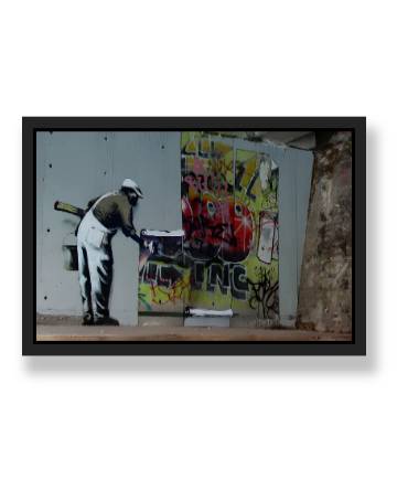 GRAFFITI WALL PAPER WALL ART