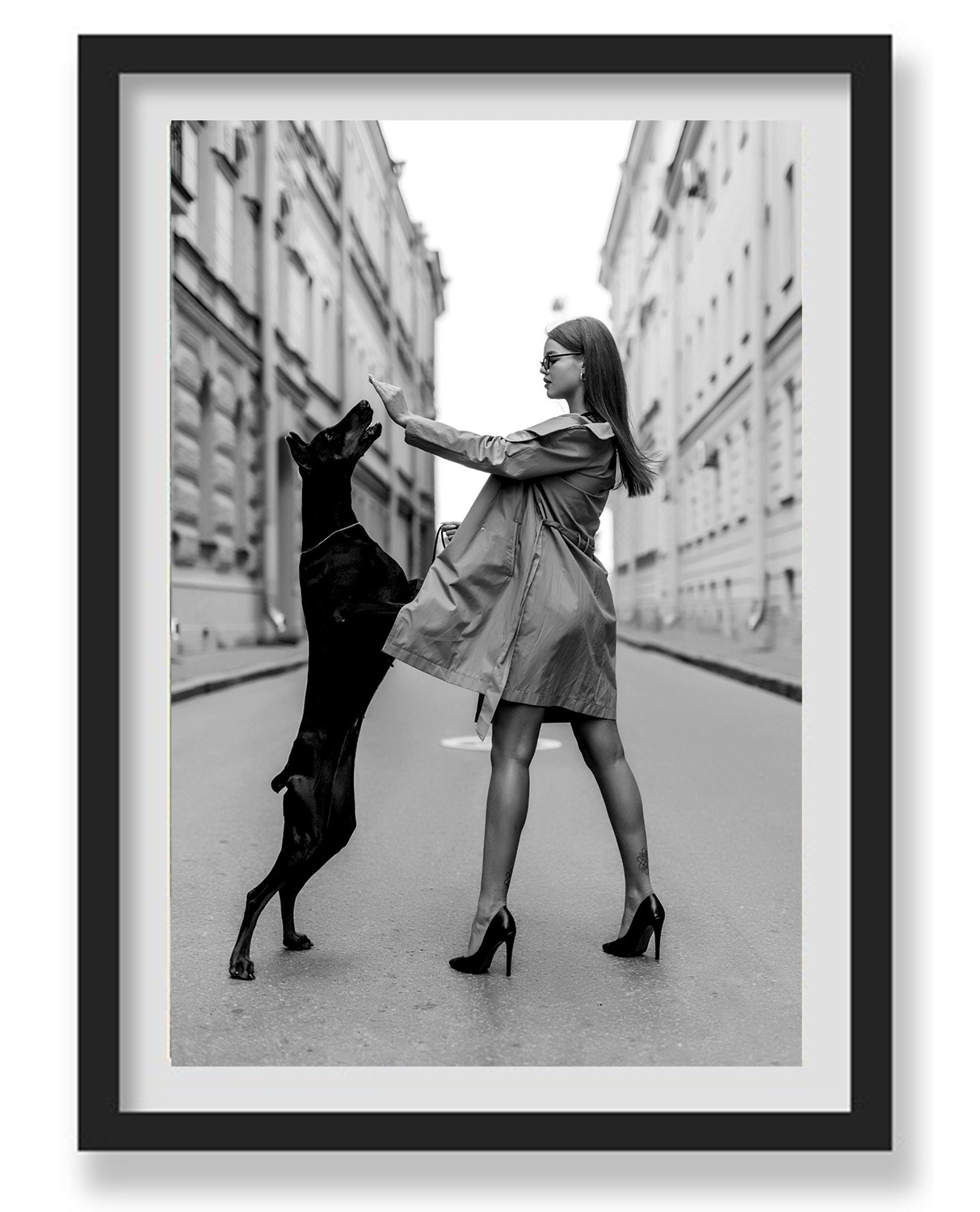 VINTAGE DOBERMANN WALL ART