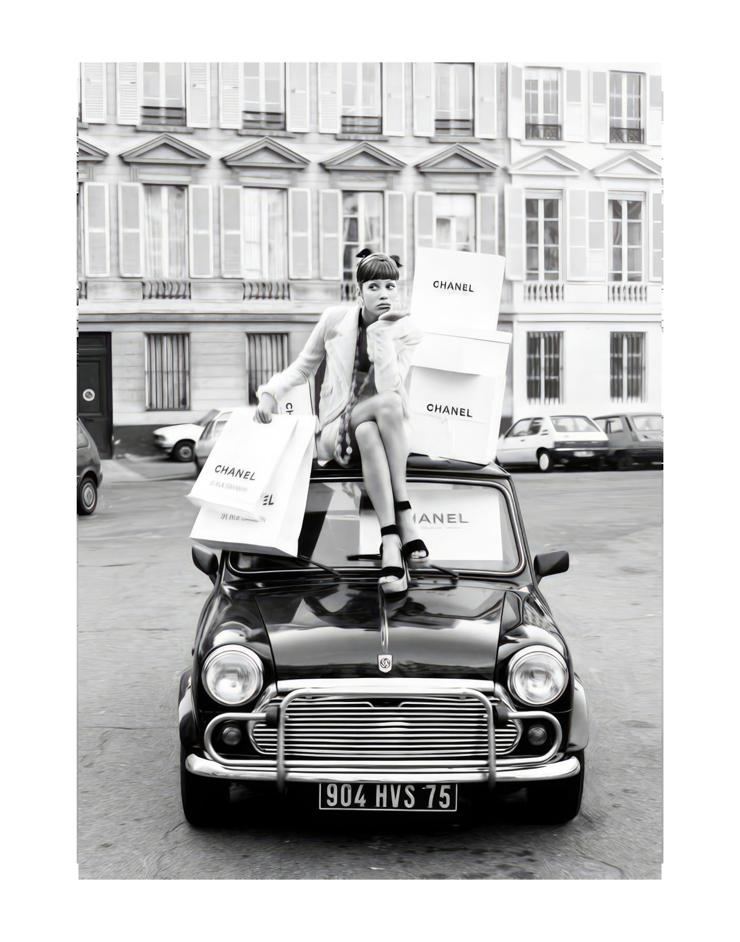 SHOPPING BAGS ON THE MINI WALL ART