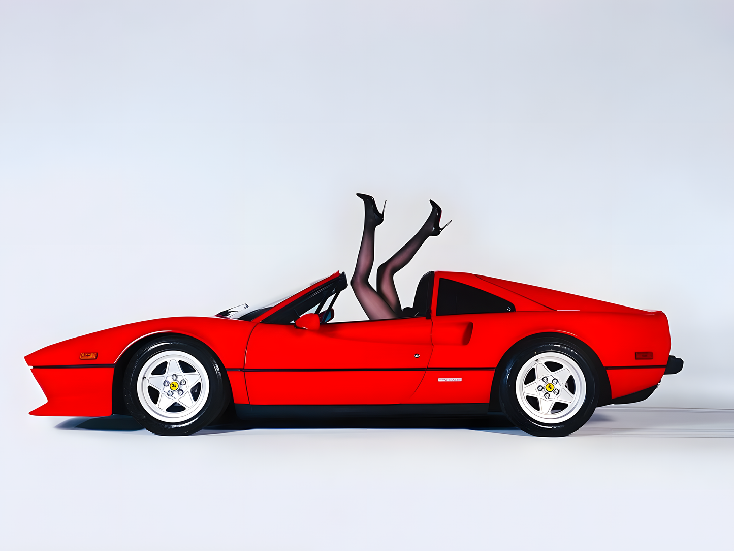 CLASSIC RED FERRARI WALL ART