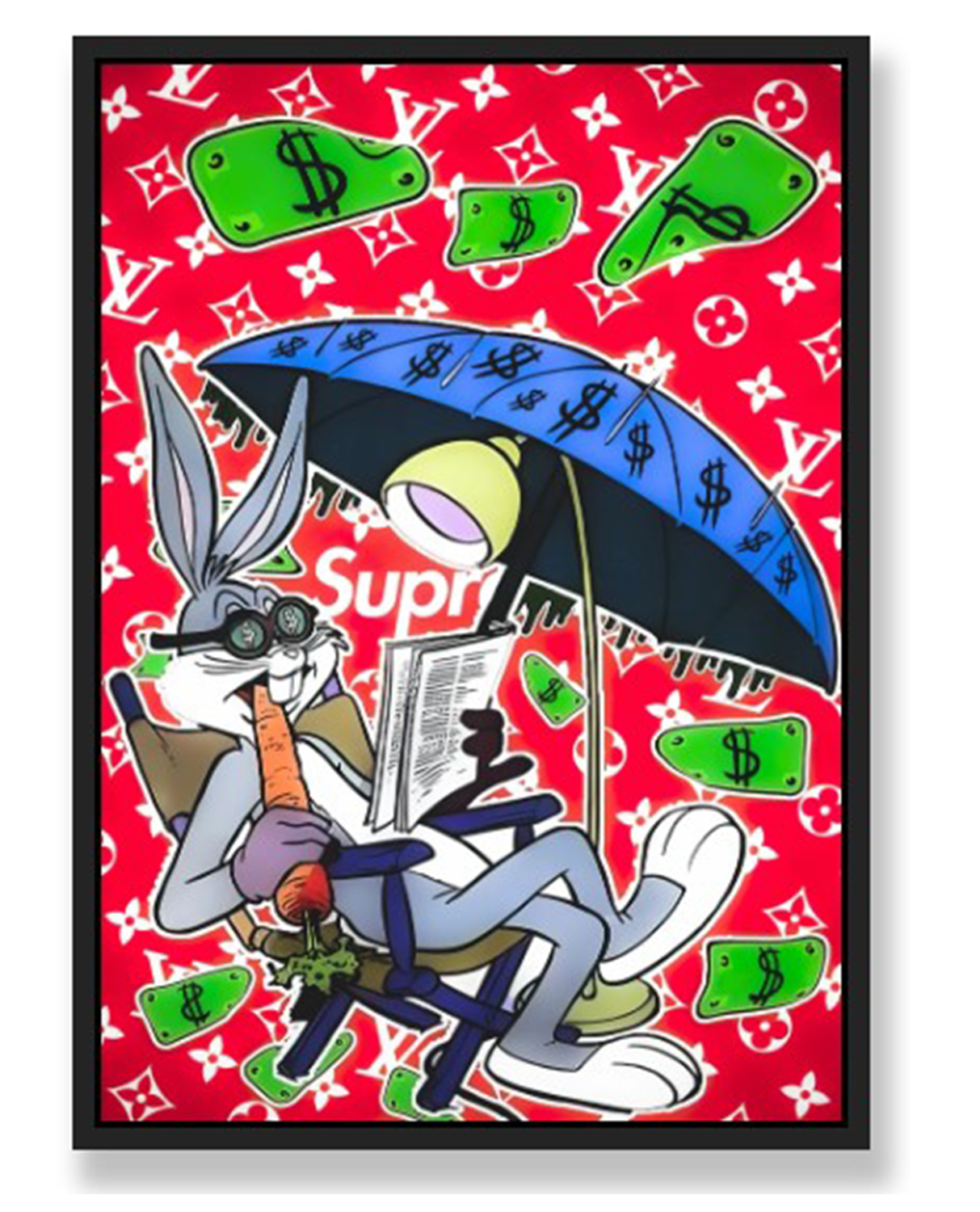 BUG$ MONEY WALL ART