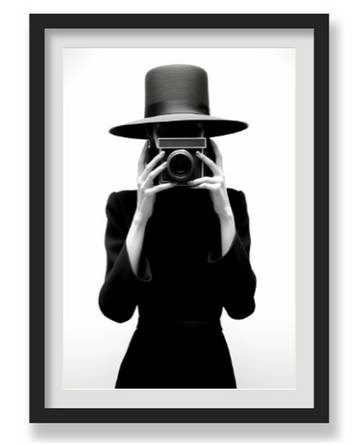 BLACK & WHITE POLAROID WALL ART