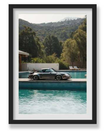 PORSCHE 2 WALL ART