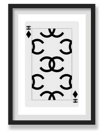 CC PLAYING CARD WALL ART