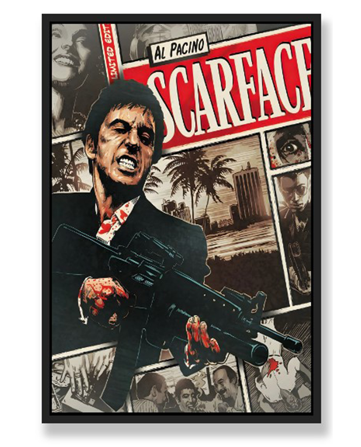 SCARFACE WALL ART