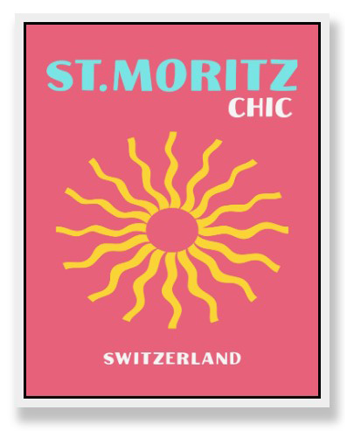 ST MORITZ CHIC WALL ART