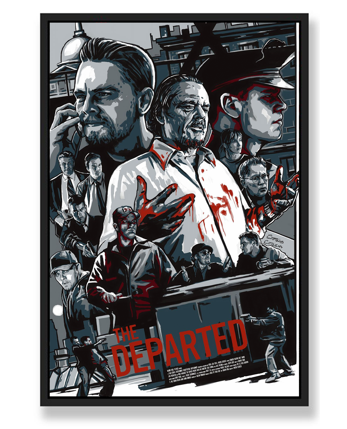 THE DEPARTED WALL ART