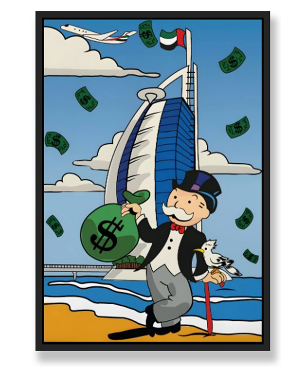 THE DUBAI MONOPOLY PART 1 WALL ART