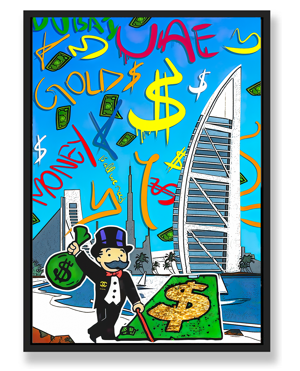 THE DUBAI MONOPOLY PART 2 WALL ART