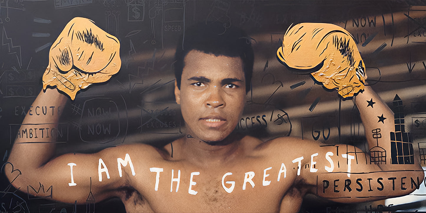 I AM THE GREATEST MUHAMMAD ALI WALL ART