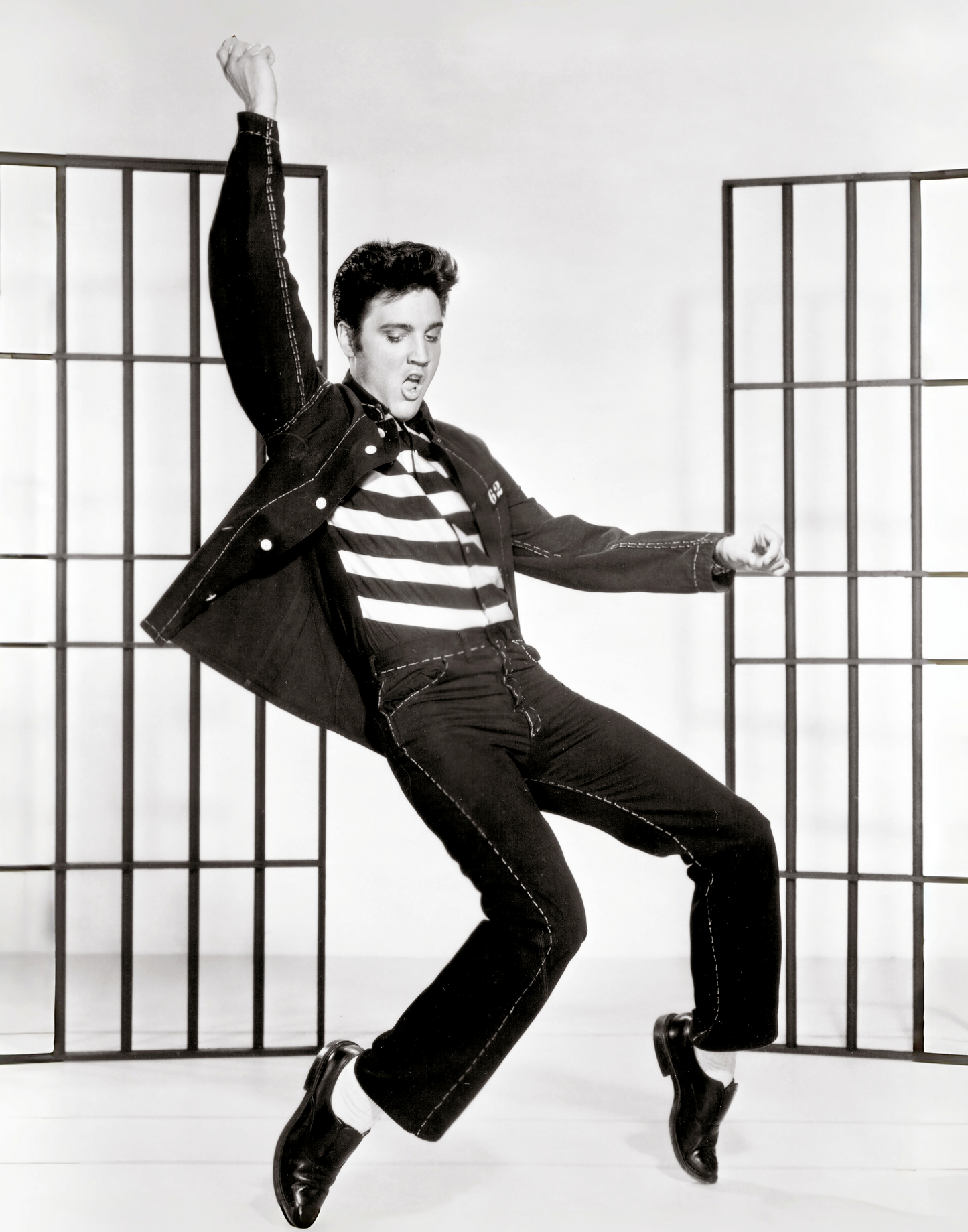 ELVIS PRESLEY BLACK & WHITE WALL ART
