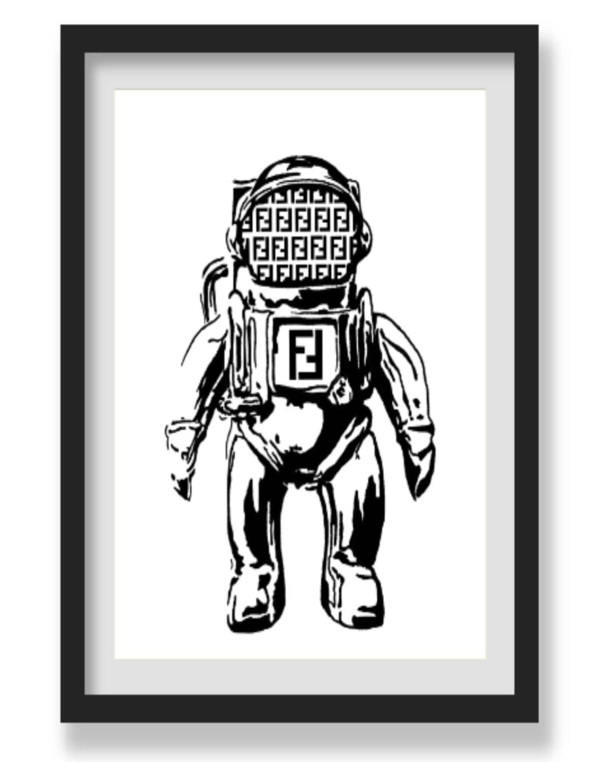 FF SPACEMAN WALL ART
