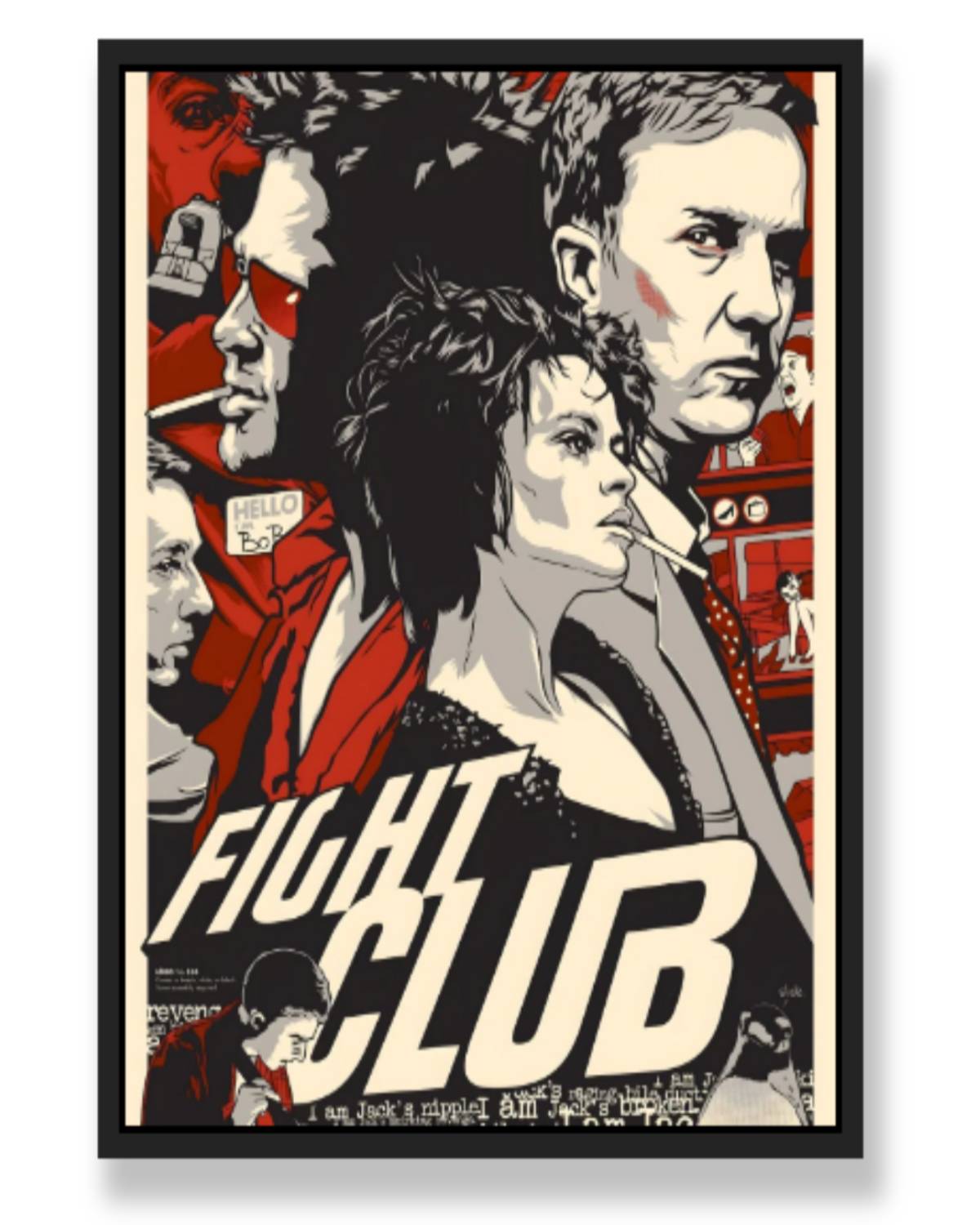 FIGHT CLUB WALL ART