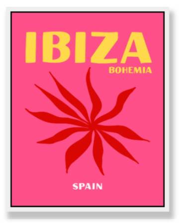 IBIZA BOHEMIA WALL ART