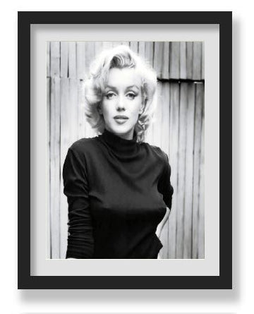 MARILYN MONROE BLACK & WHITE WALL ART