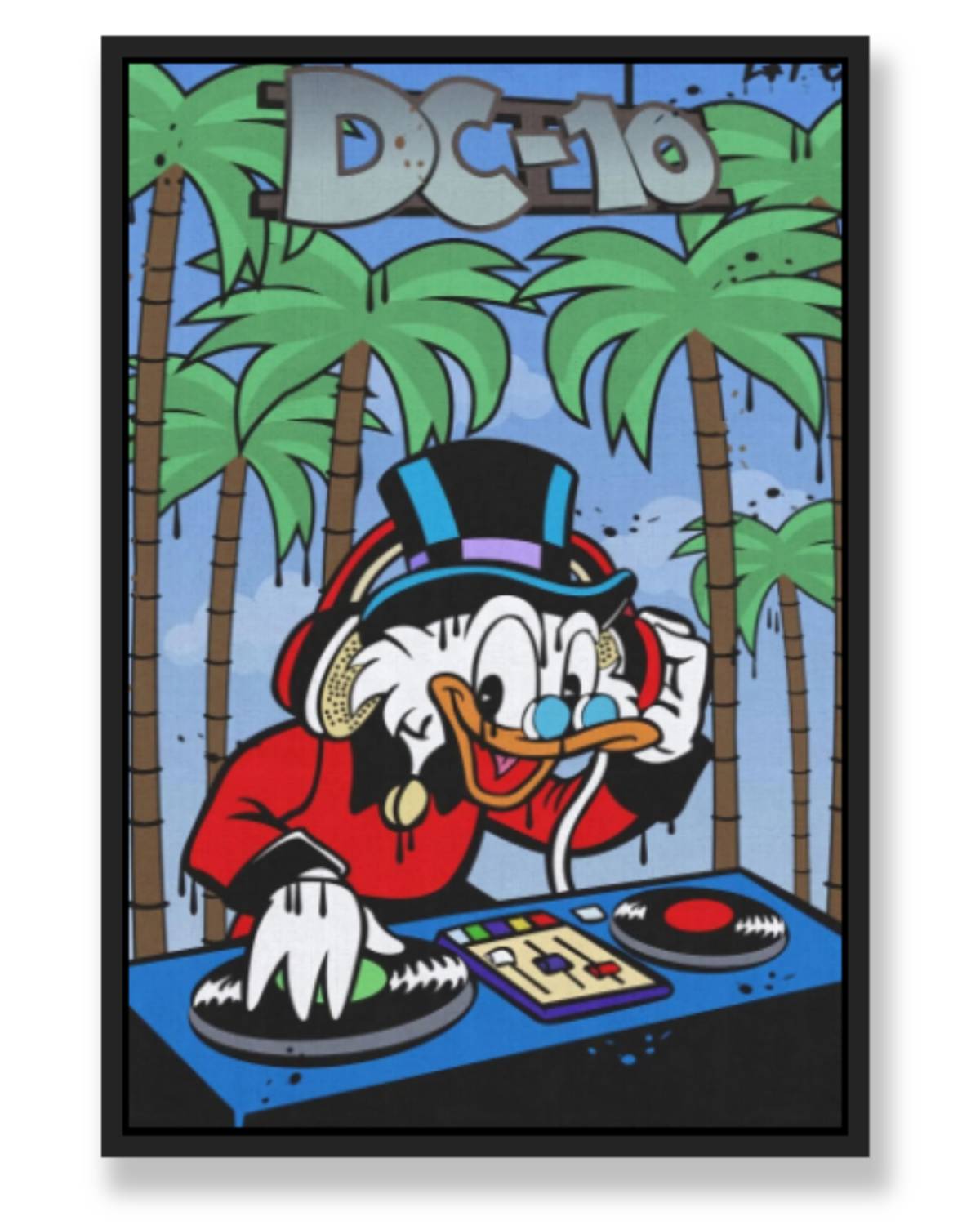 MCDUCK IN IBIZA WALL ART