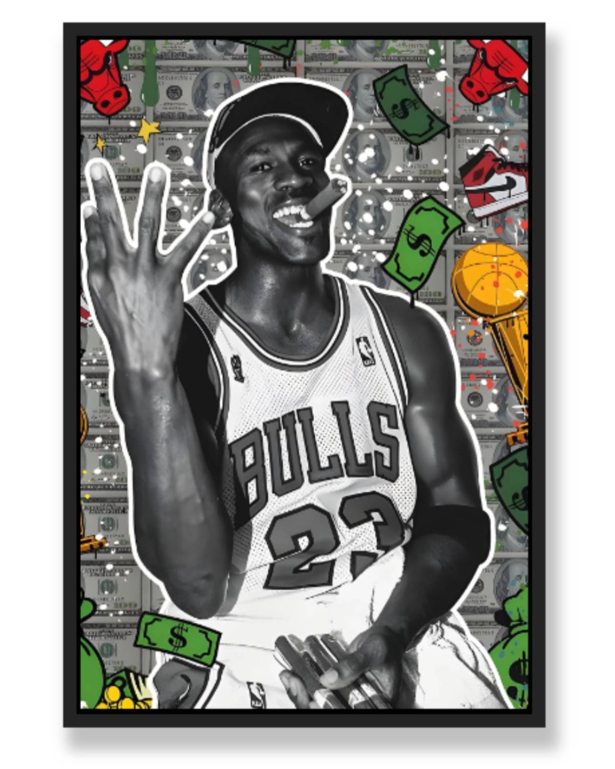 MICHAEL JORDAN WALL ART