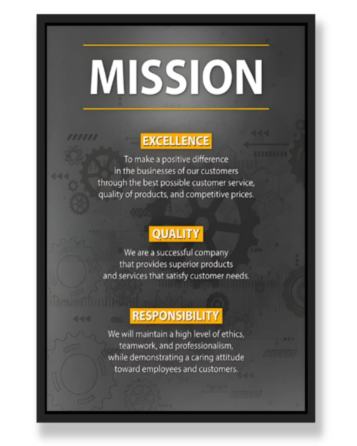 MISSION WALL ART
