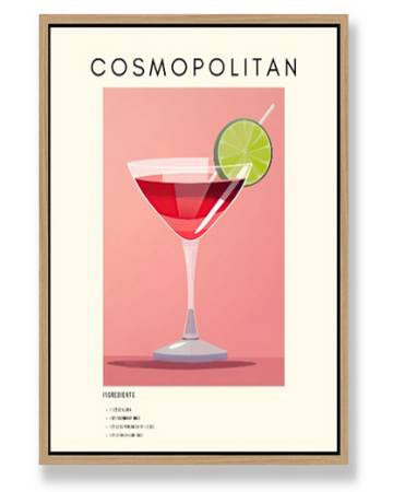 COSMOPOLITAN WALL ART