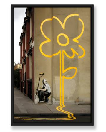 YELLOW FLOWERS WALL ART