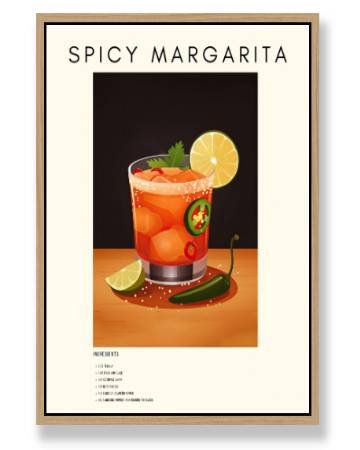 SPICY MARGARITA WALL ART