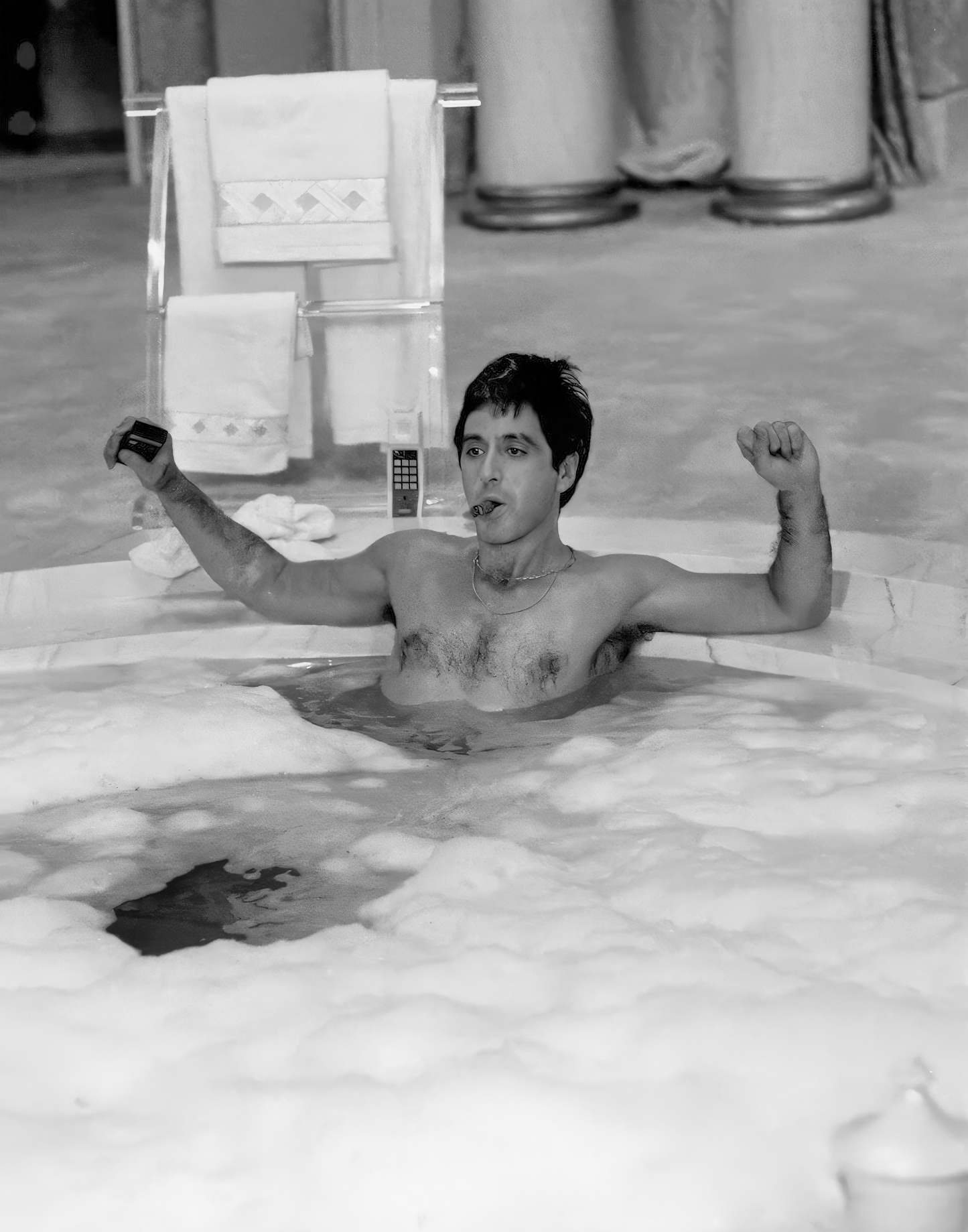 TONY MONTANA BLACK & WHITE WALL ART