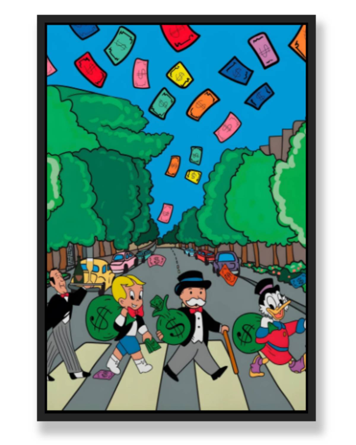 MONOPOLY ABBEY ROAD WALL ART