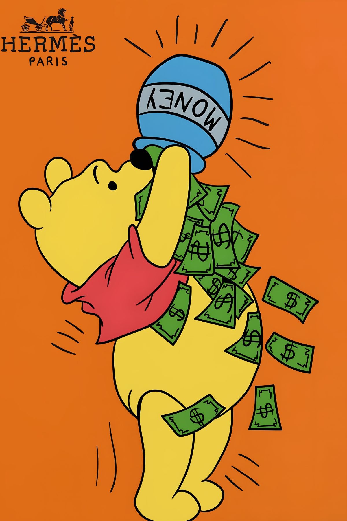 MONEY HONEY WALL ART