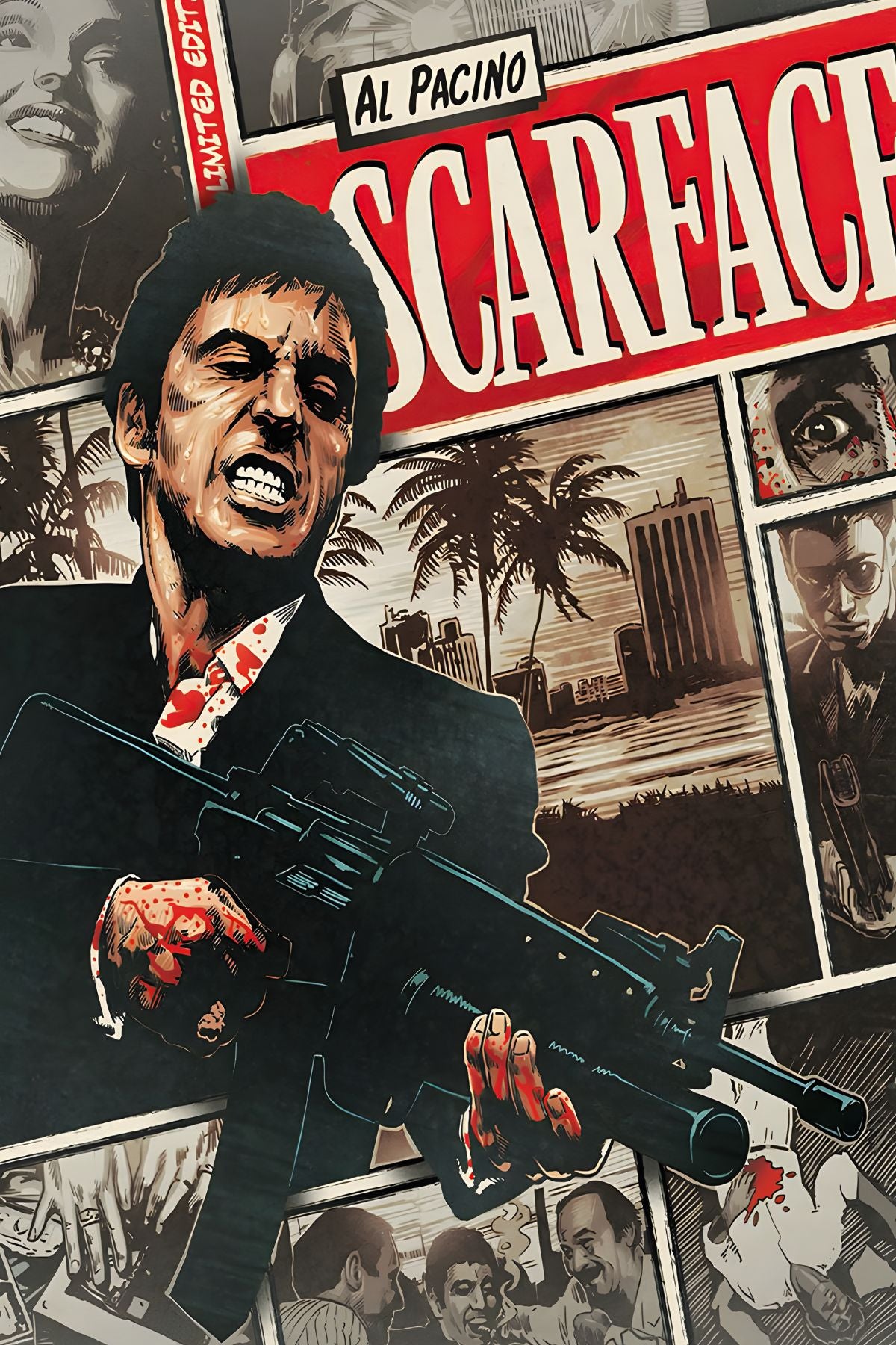 SCARFACE WALL ART