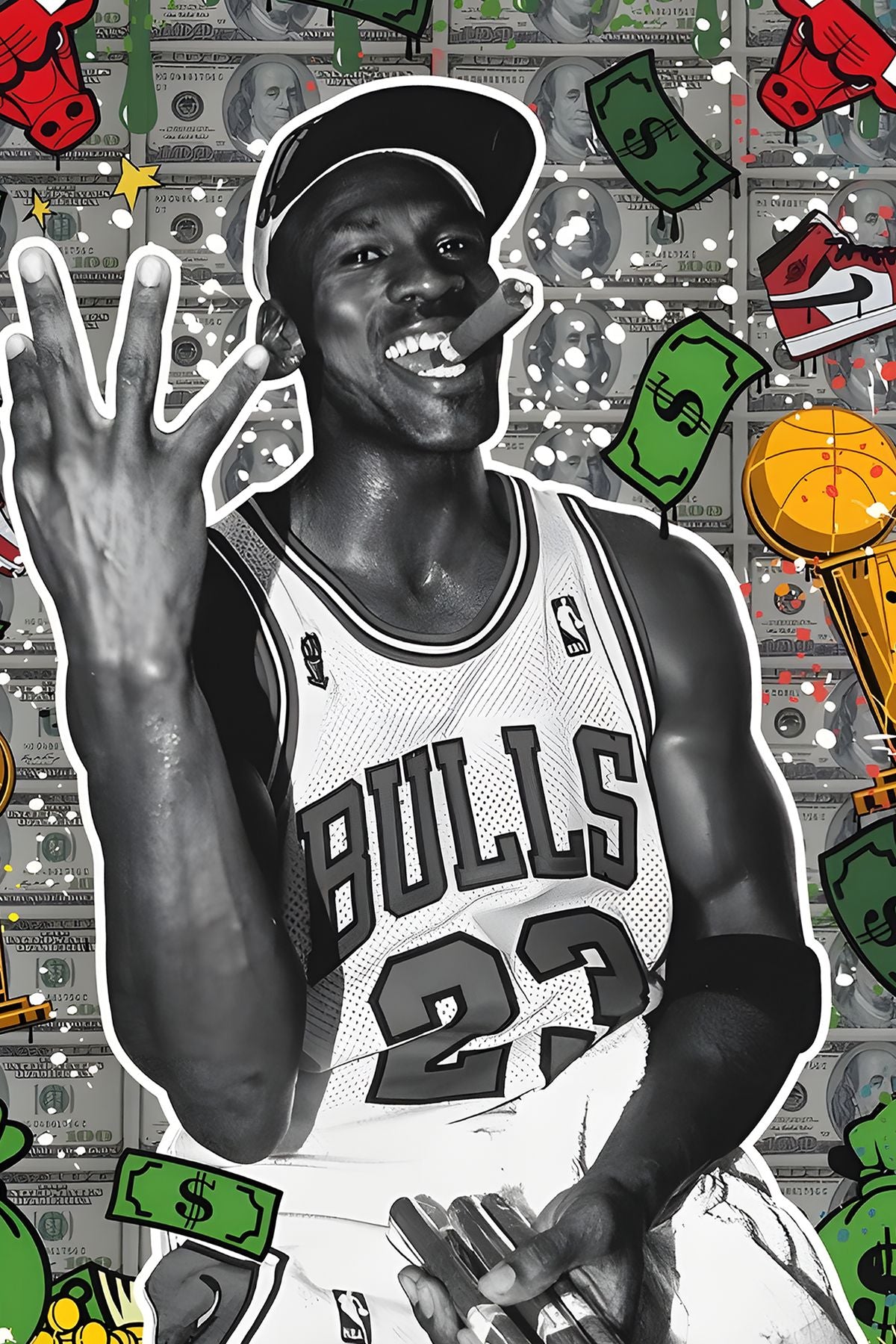 MICHAEL JORDAN WALL ART
