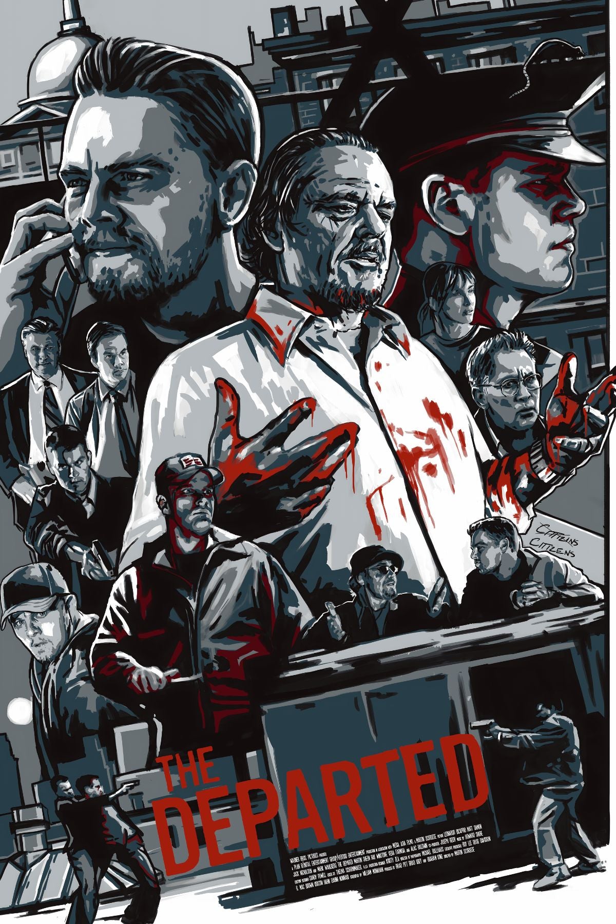 THE DEPARTED WALL ART
