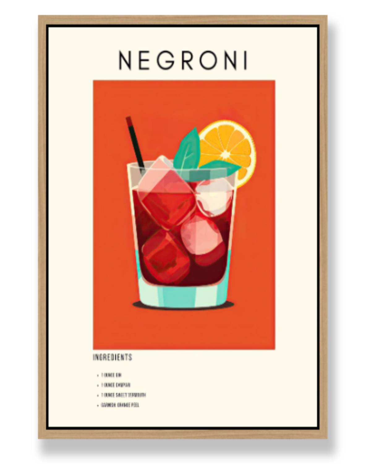 NEGRONI WALL ART