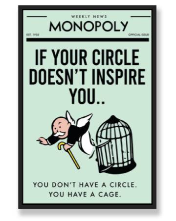 CLOSE CIRCLE WALL ART