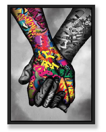 STRONGER TOGETHER WALL ART