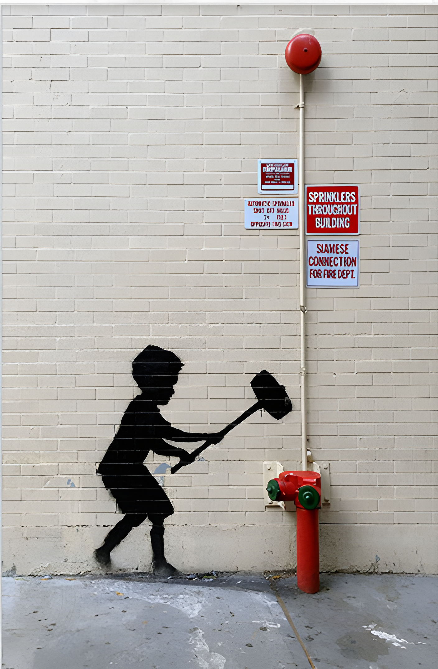 HAMMER BOY WALL ART