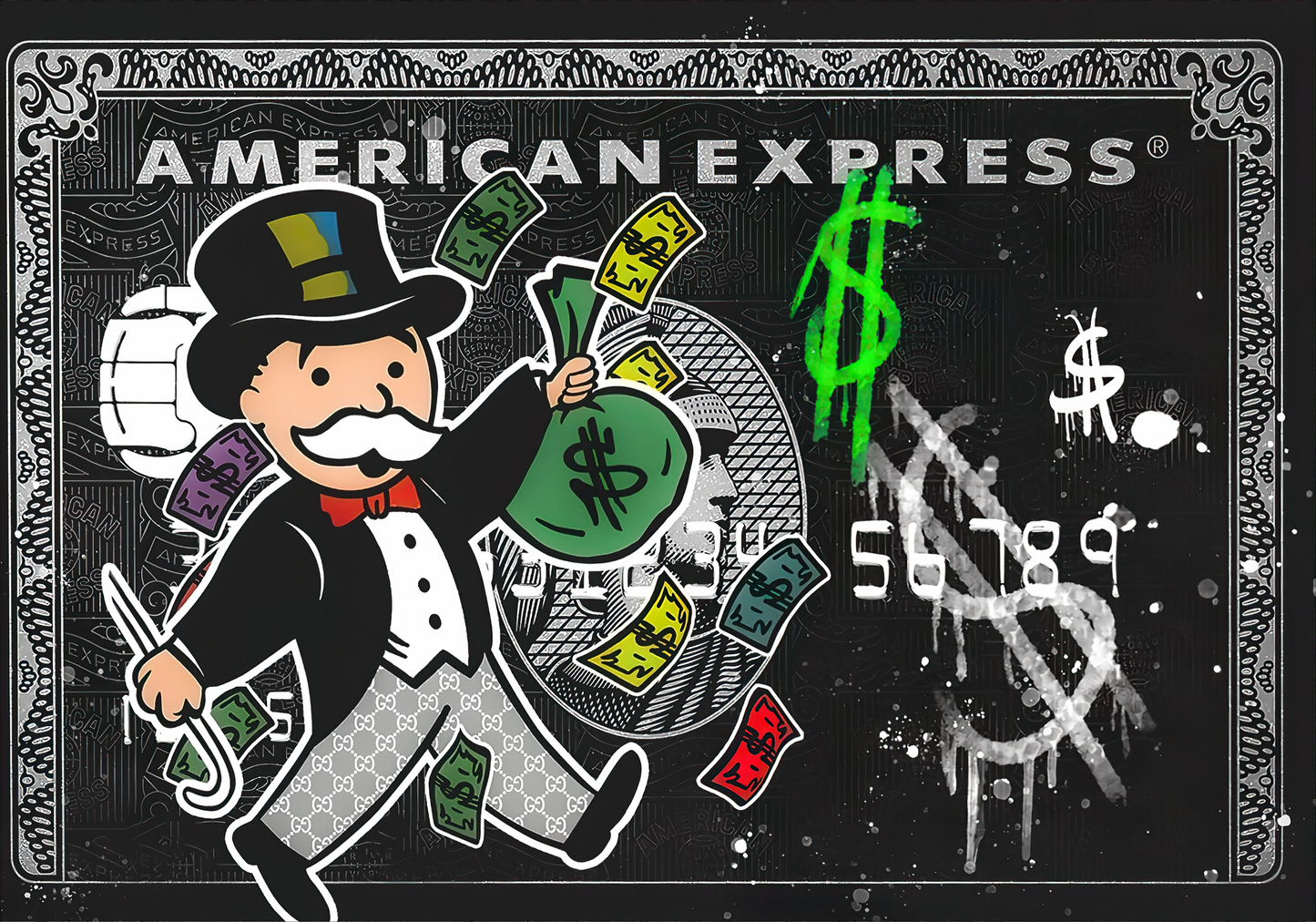 MONOPOLY EXPRESS WALL ART