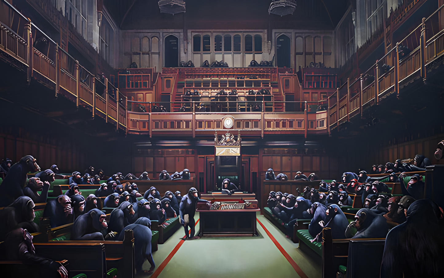 MONKEY PARLIAMENT WALL ART