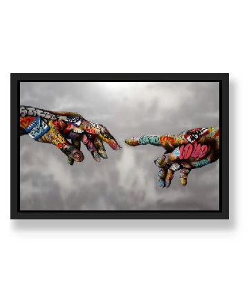 HANDS OF GOD WALL ART