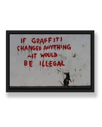 GRAFFITI ILLEGAL WALL ART
