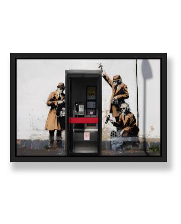 SPY BOOTH WALL ART