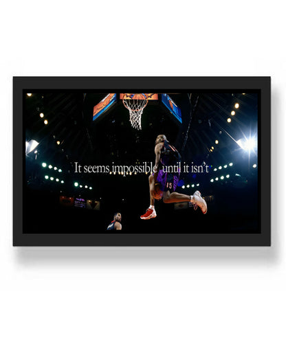 NOTHING IS IMPOSSIBLE CANVAS WALL ART