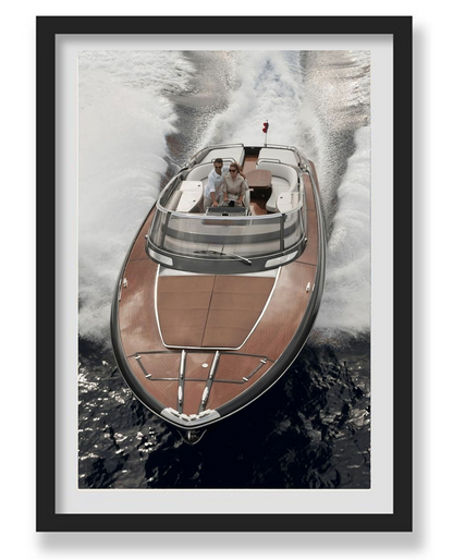 VINTAGE DECK BOAT WALL ART