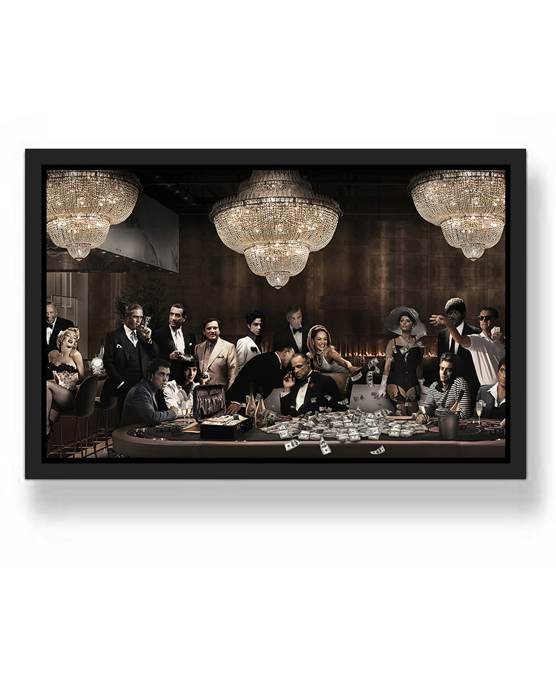 LIFE IS A GAMBLE WALL ART