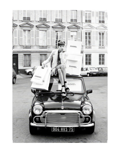 SHOPPING BAGS ON THE MINI WALL ART