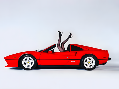 CLASSIC RED FERRARI WALL ART