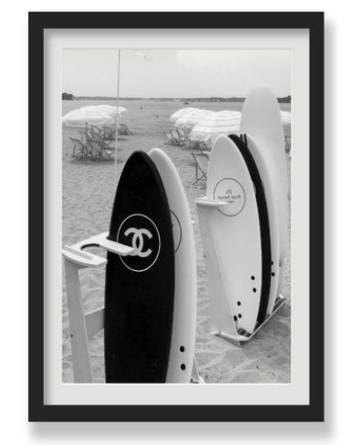 FASHION SURF BOARDS WALL ART