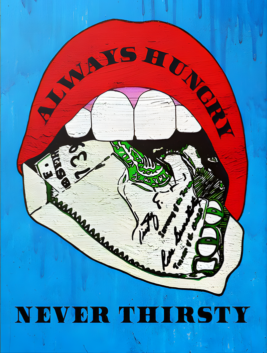 ALWAYS HUNGRY WALL ART
