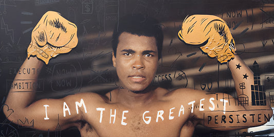 I AM THE GREATEST MUHAMMAD ALI WALL ART
