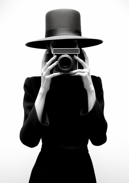 BLACK & WHITE POLAROID WALL ART