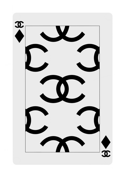 CC PLAYING CARD WALL ART